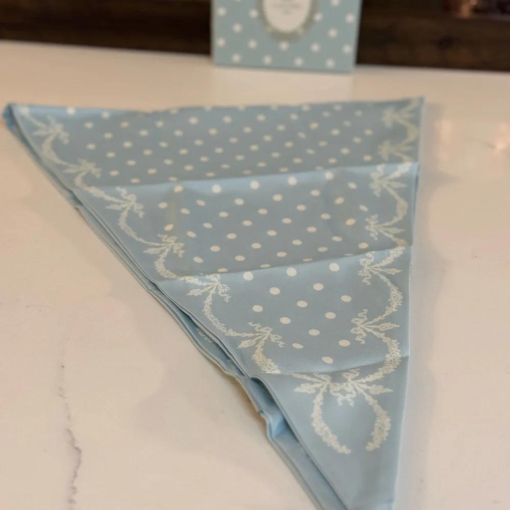 🩵 NWT ESTEE LAUDER X LADUREE SCARF! - Picture 3 of 8